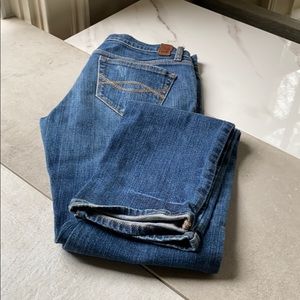 A&F Ryder wash jeans, stretch, straight leg Erin